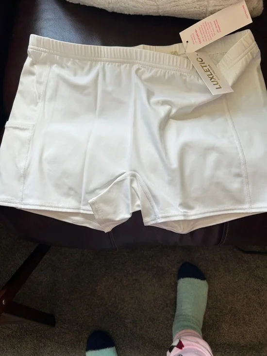 Lilly Pulitzer White Sleeveless Tennis Dress with Pleated Skirt& Shorts Size L - Picture 13 of 14